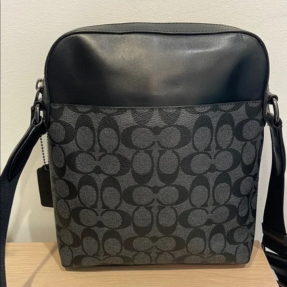 Coach Black and Gray Crossbody Bag - Picture 4 of 7